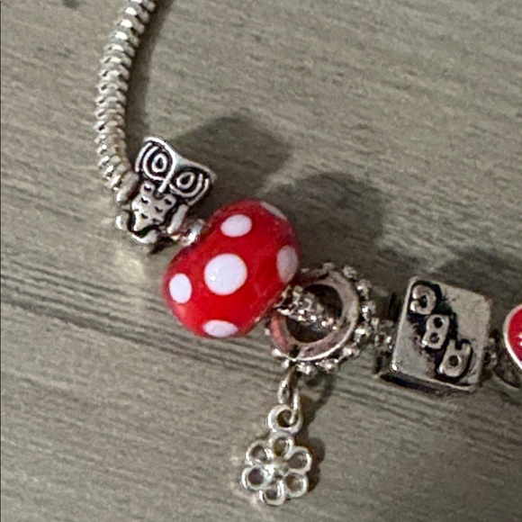 Teacher Charm Bracelet preloved - Picture 3 of 3